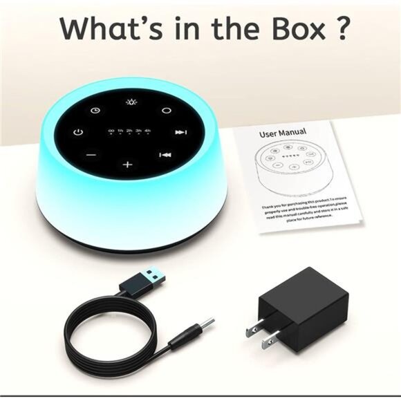 Sound Machine and White Noise Machine with 30 Soothing Sounds - Picture 6 of 8